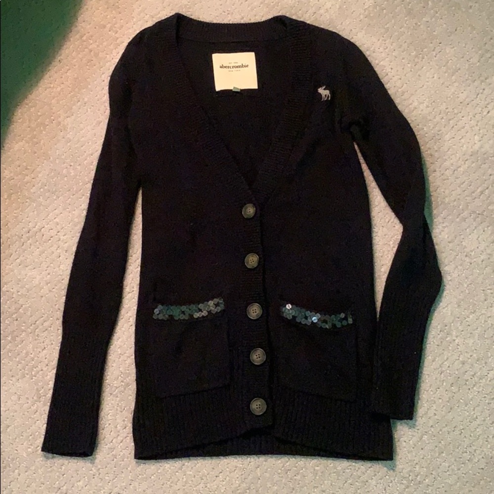Navy blue Abercrombie sweater